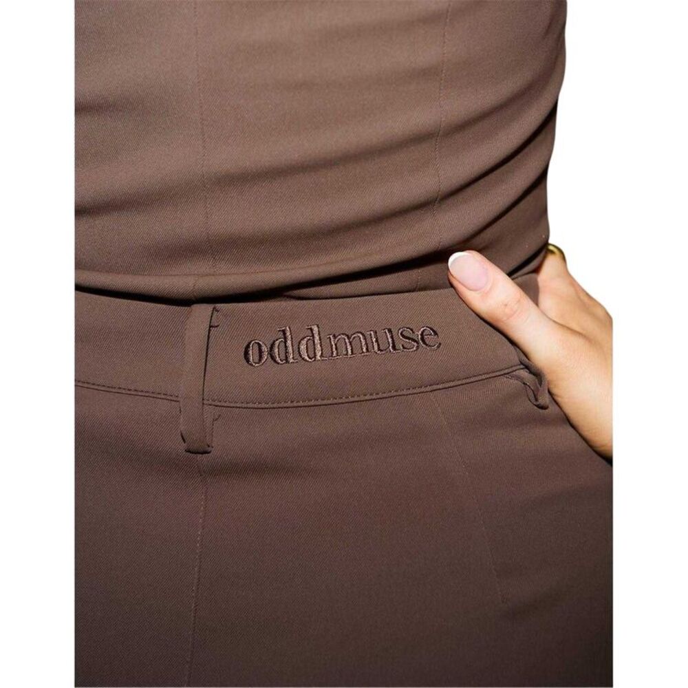 Odd Muse Womens/Ladies Plain Maxi Skirt / Brown - Picture 2 of 4